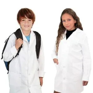 Guardapolvo Blanco Escolar Unisex