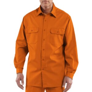 Camisa De Trabajo - Naranja