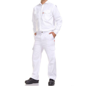 Pantalon Cargo - Blanco