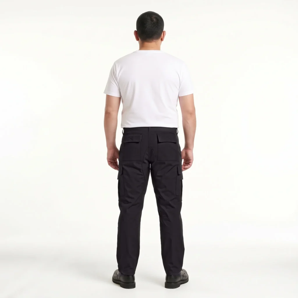Vista del Pantalón Cargo Ripstop con costuras reforzadas